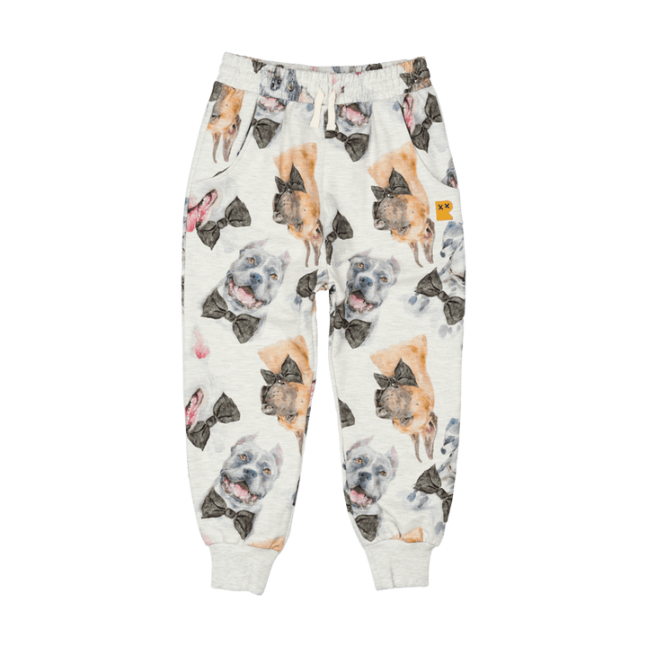 Rock Your Baby Black Tie Pups Trackies