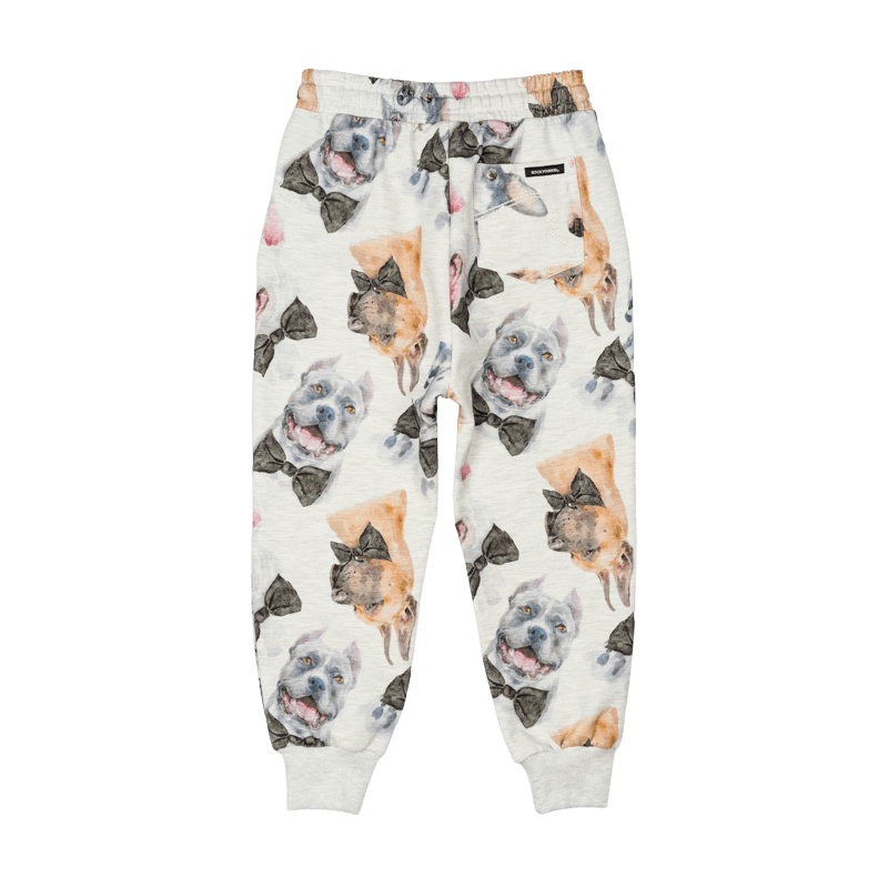 Rock Your Baby Black Tie Pups Trackies