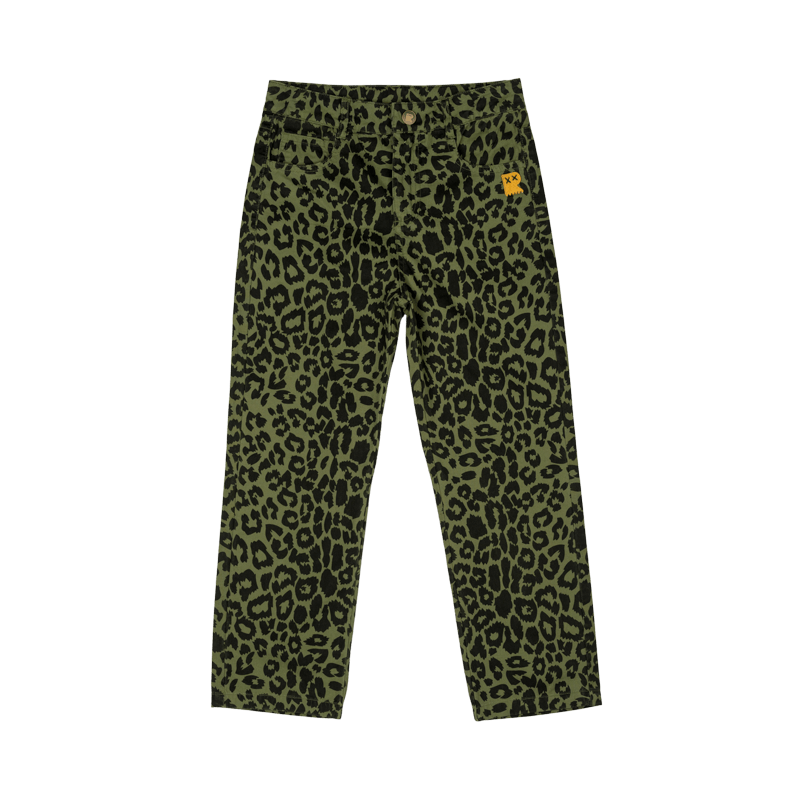 Rock Your Baby Green Leopard Pants
