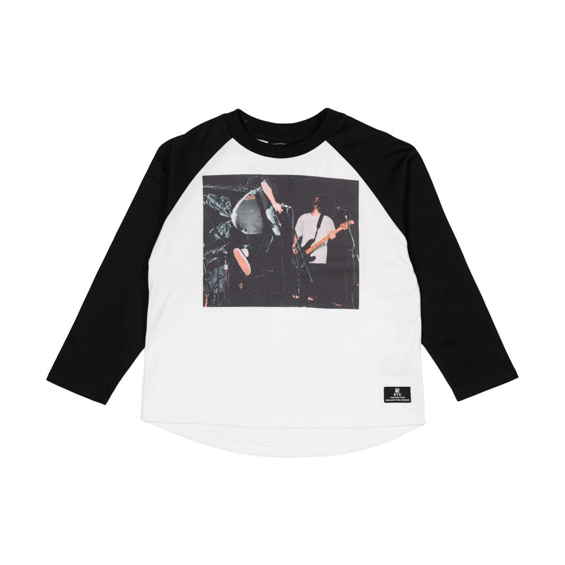 Rock Your Baby Music Speaks Long Sleeve T-Shirt Boxy Fit