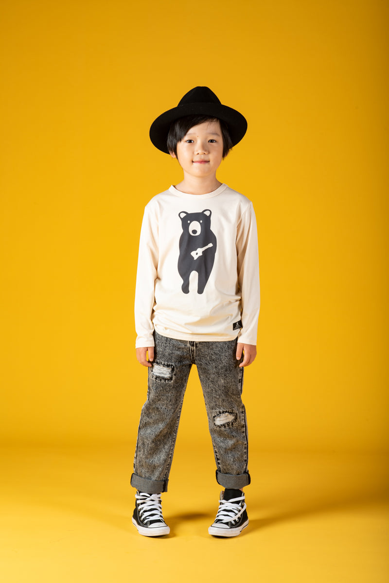 Rock Your Baby Guitar Bear Long Sleeve T-Shirt