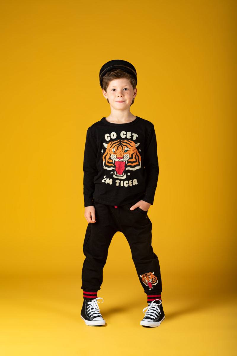 Rock Your Baby Go Get Em Tiger Long Sleeve T-Shirt