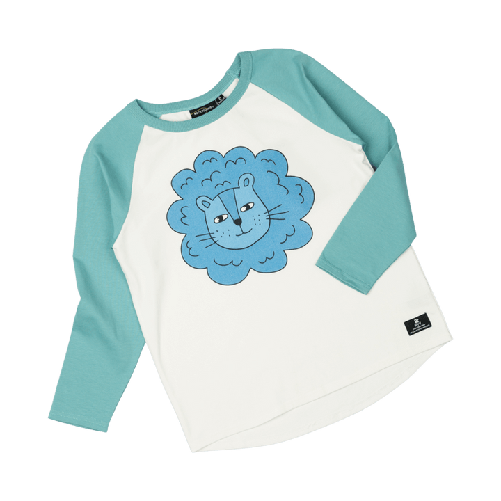 Rock Your Baby Mane Event Cream/Blue Long Sleeve T-Shirt