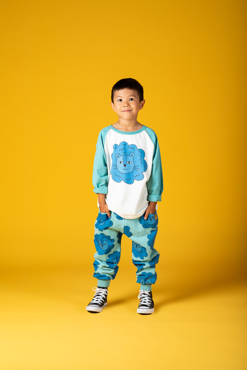 Rock Your Baby Mane Event Cream/Blue Long Sleeve T-Shirt