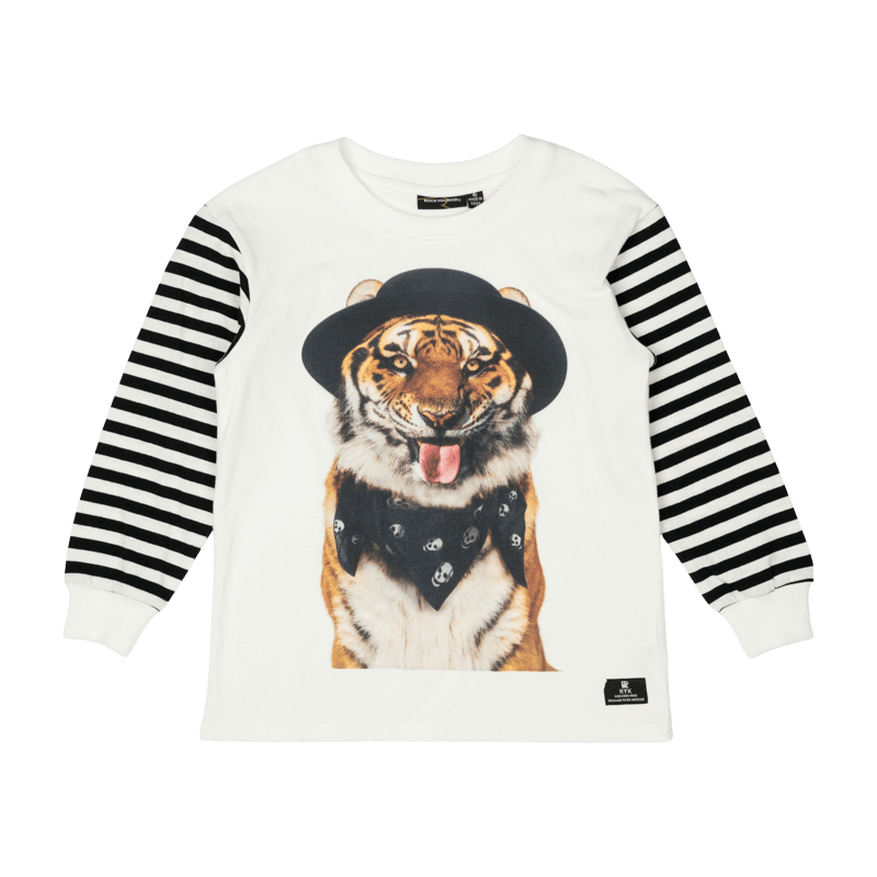 Rock Your Baby Music Long Sleeve Boxy Fit T-Shirt