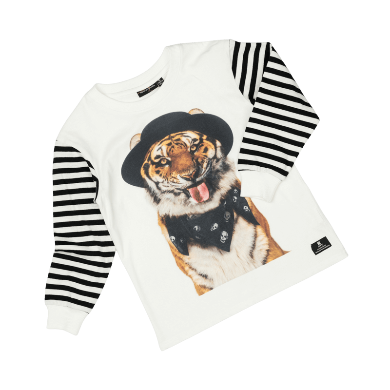 Rock Your Baby Music Long Sleeve Boxy Fit T-Shirt