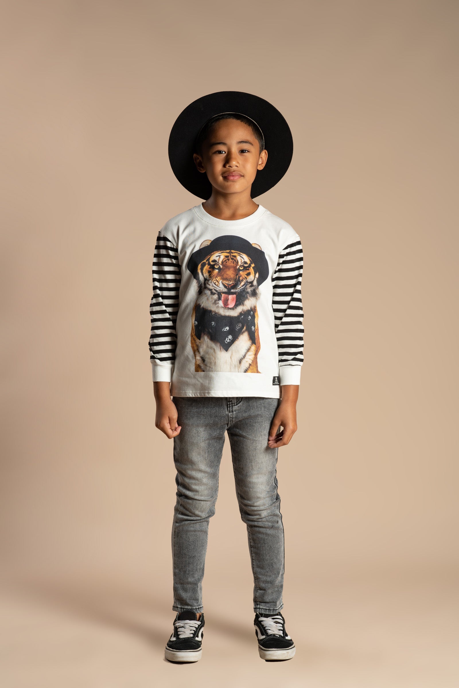 Rock Your Baby Music Long Sleeve Boxy Fit T-Shirt