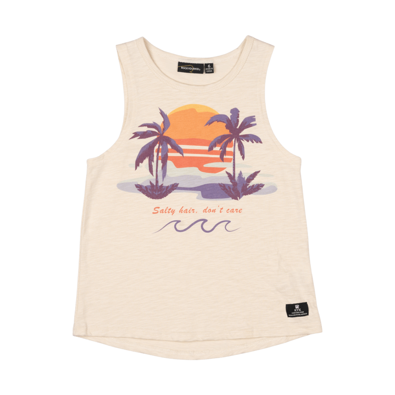Rock Your Baby Salty Hair Dont Care Singlet