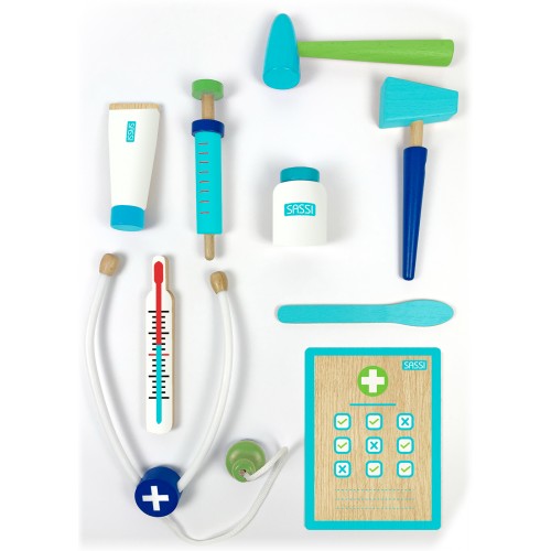 Wooden Doctor Set & Book