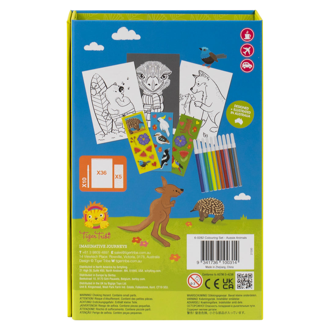 Colouring Set - Aussie Animals