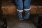 Organic Ankle Jacquard Socks - Space Race