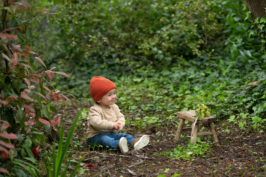 Toshi Organic Beanie - Tommy / Saffron