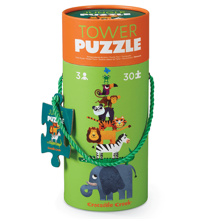 Tower Puzzle 30 Piece - Jungle