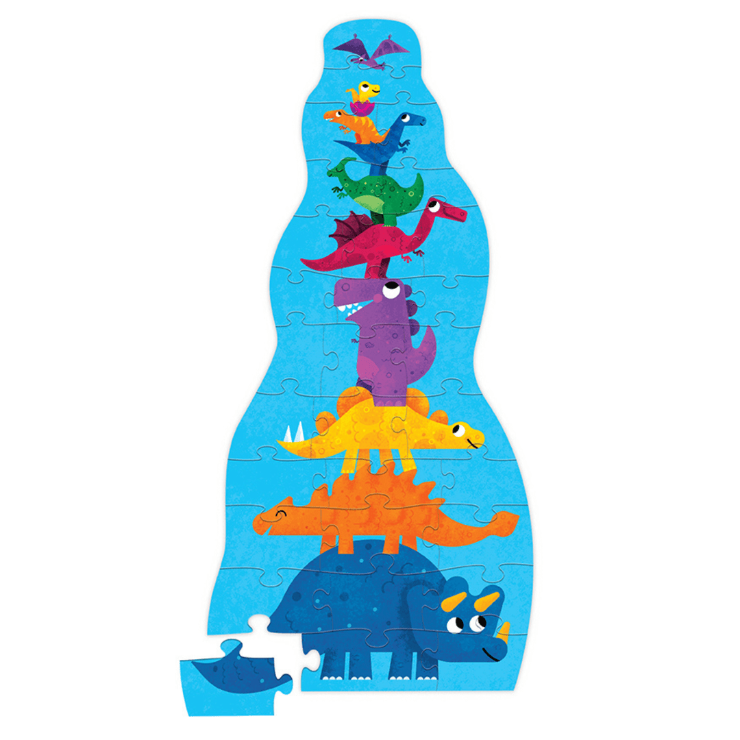 Tower Puzzle 30 Piece - Dinosaur