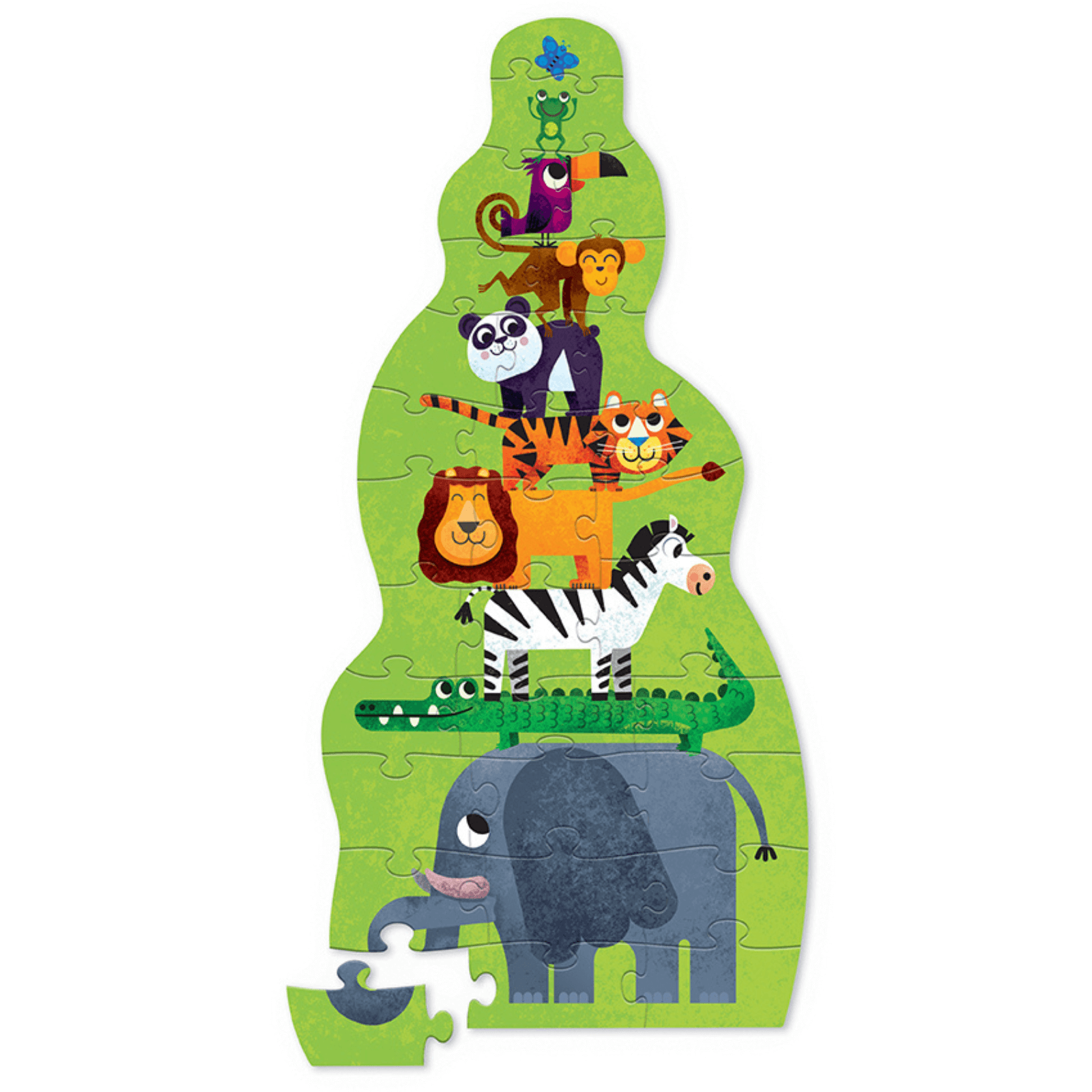 Tower Puzzle 30 Piece - Jungle