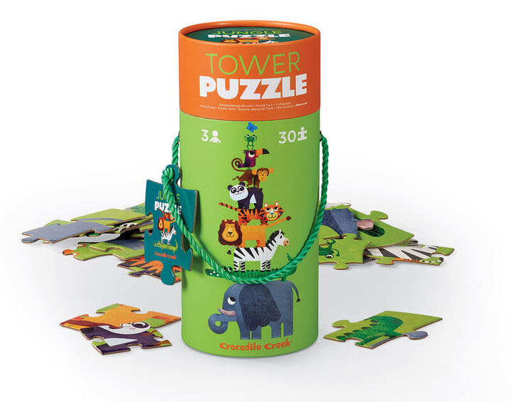 Tower Puzzle 30 Piece - Jungle