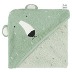 Organic Hooded Towel - Mr. Polar Bear