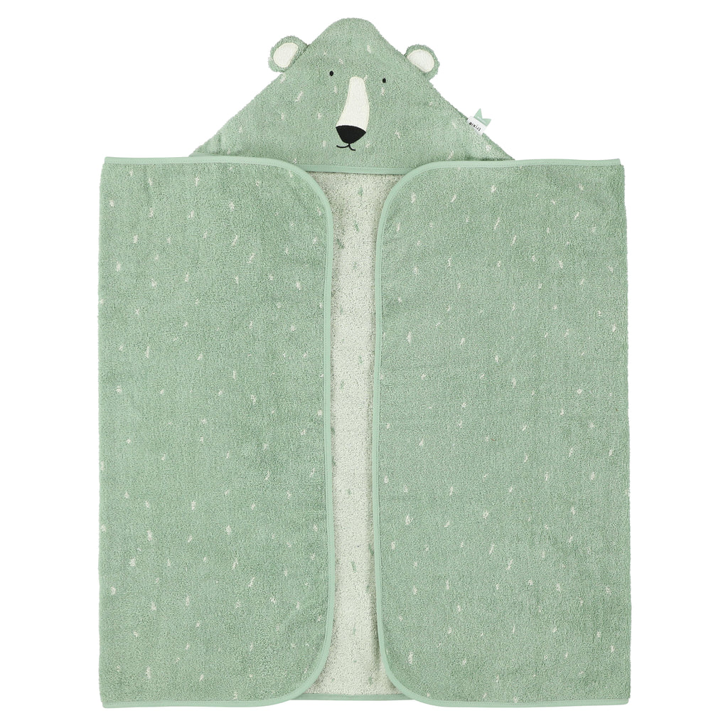 Organic Hooded Towel - Mr. Polar Bear
