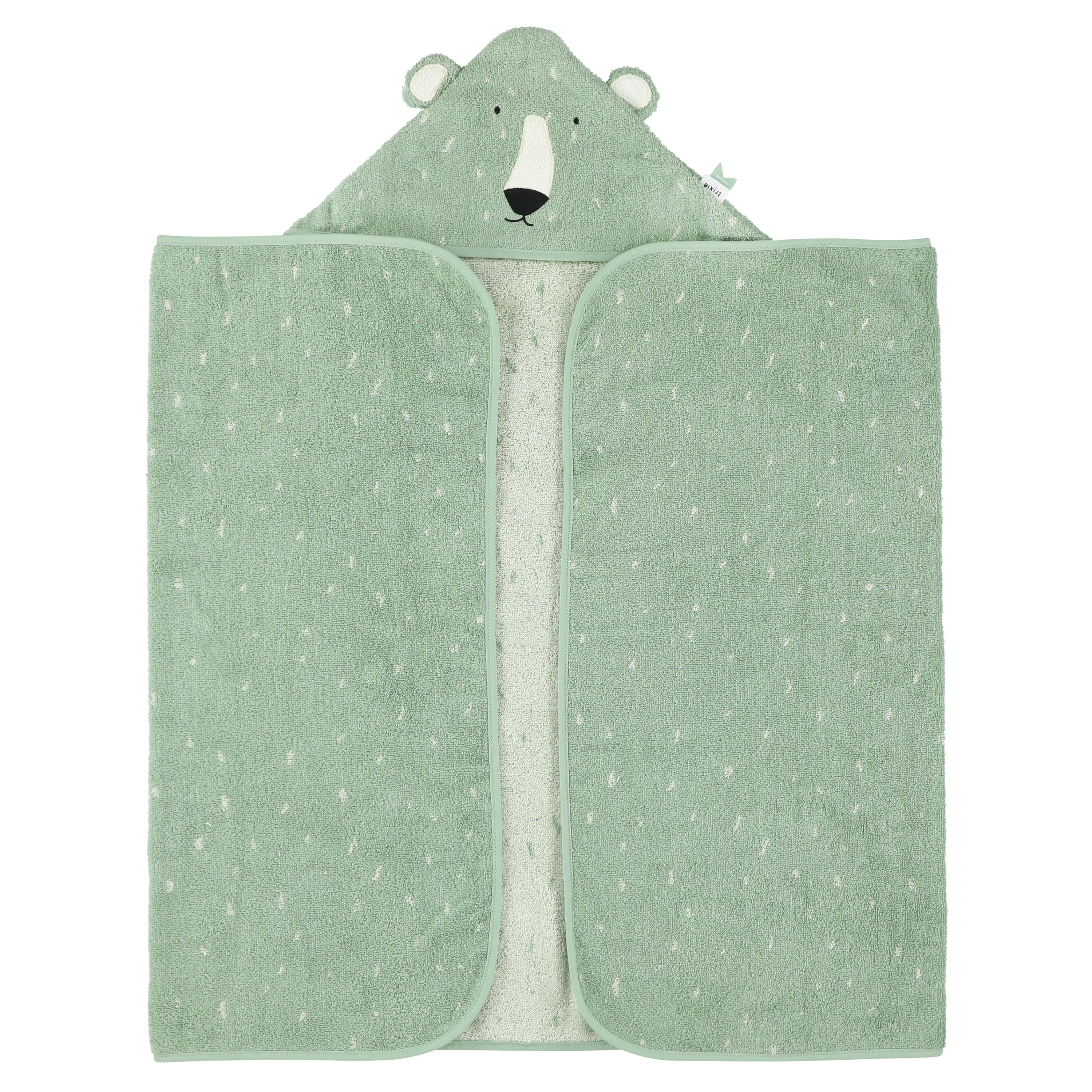 Organic Hooded Towel - Mr. Polar Bear