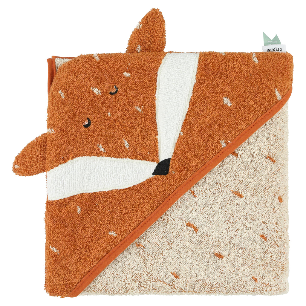 Organic Hooded Towel - Mr. Fox