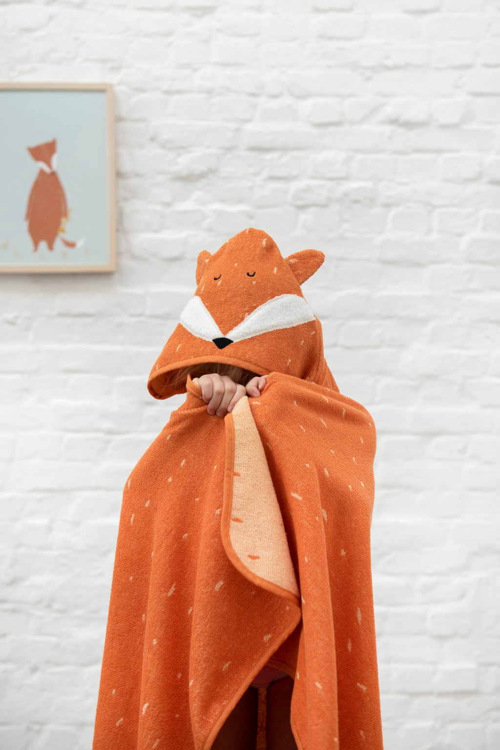 Organic Hooded Towel - Mr. Fox