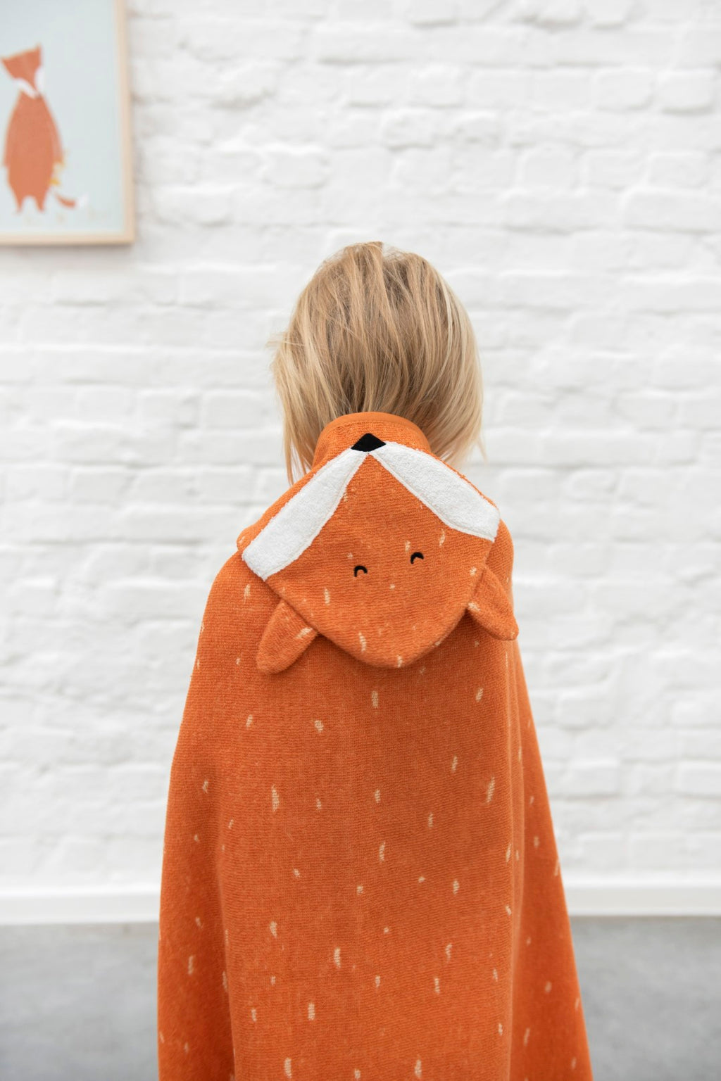 Organic Hooded Towel - Mr. Fox