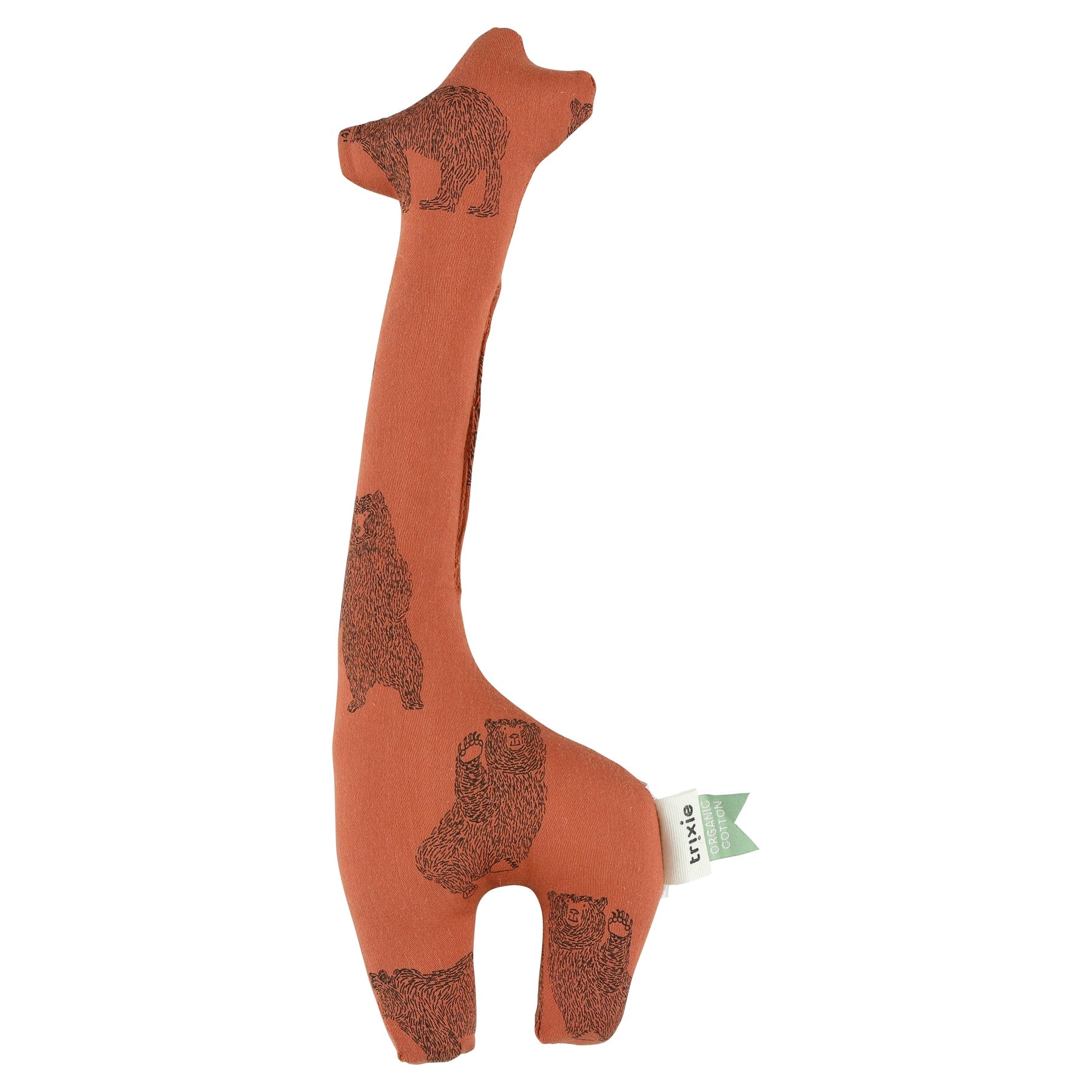 Organic Rattle | Giraffe - Brave Bear