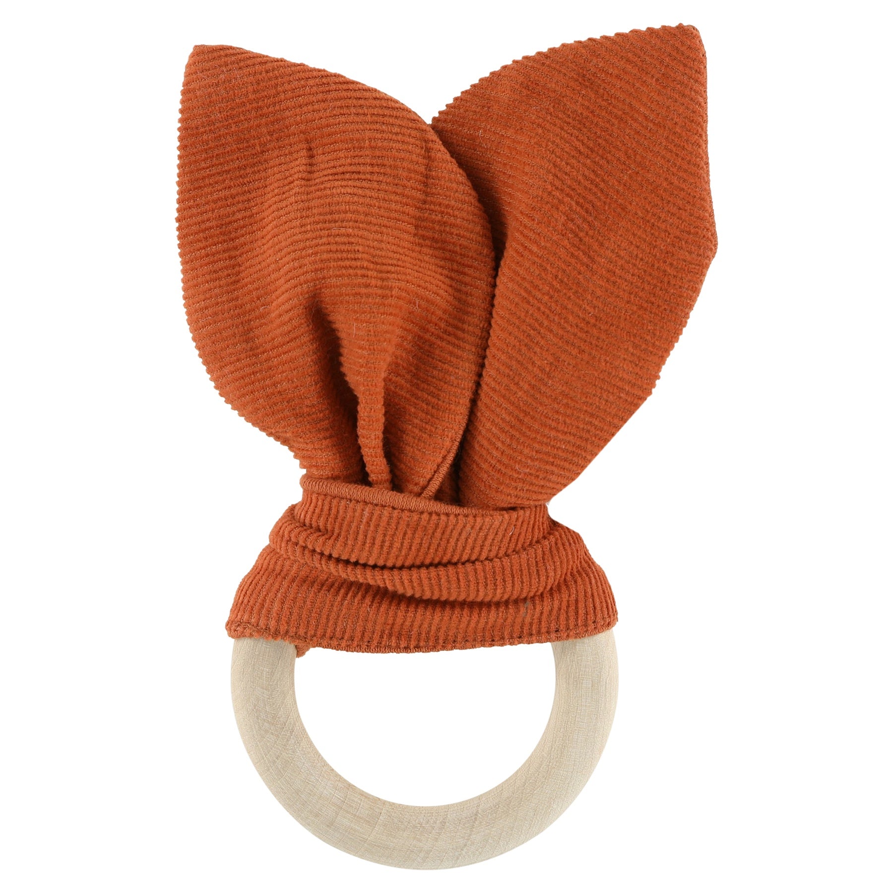 Organic Teether | Ribble Rabbit - Brick