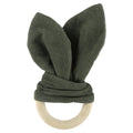 Organic Teether | Ribble Rabbit - Moss
