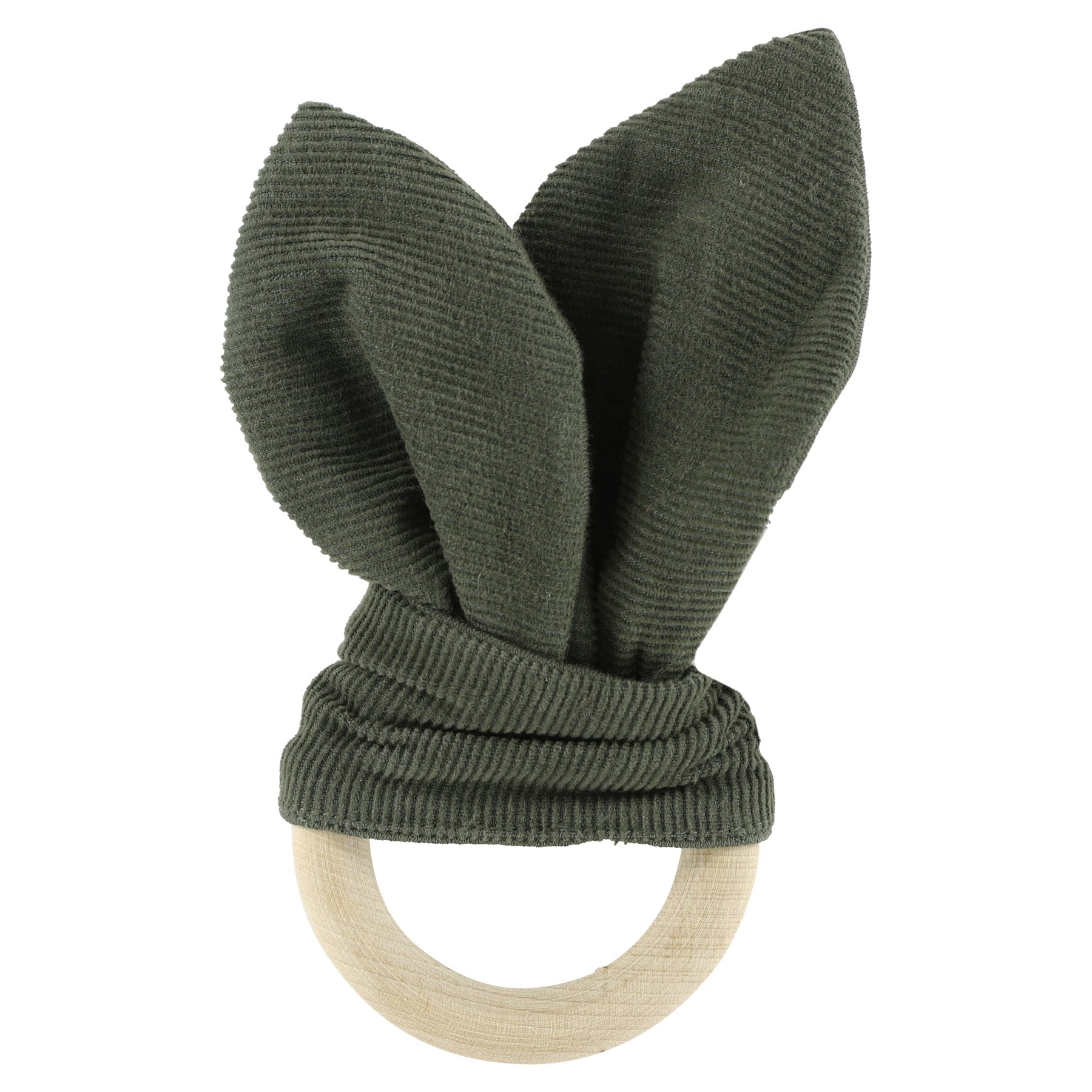 Organic Teether | Ribble Rabbit - Moss