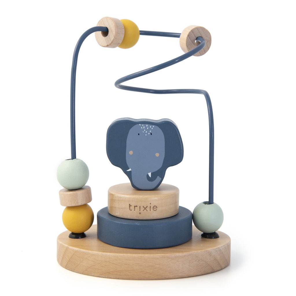 Wooden Beads Maze - Mrs. Elephant