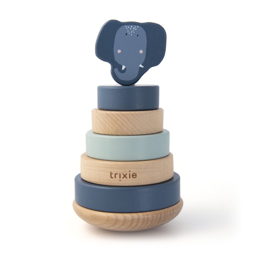 Wooden Stacking Toy - Mrs. Elephant