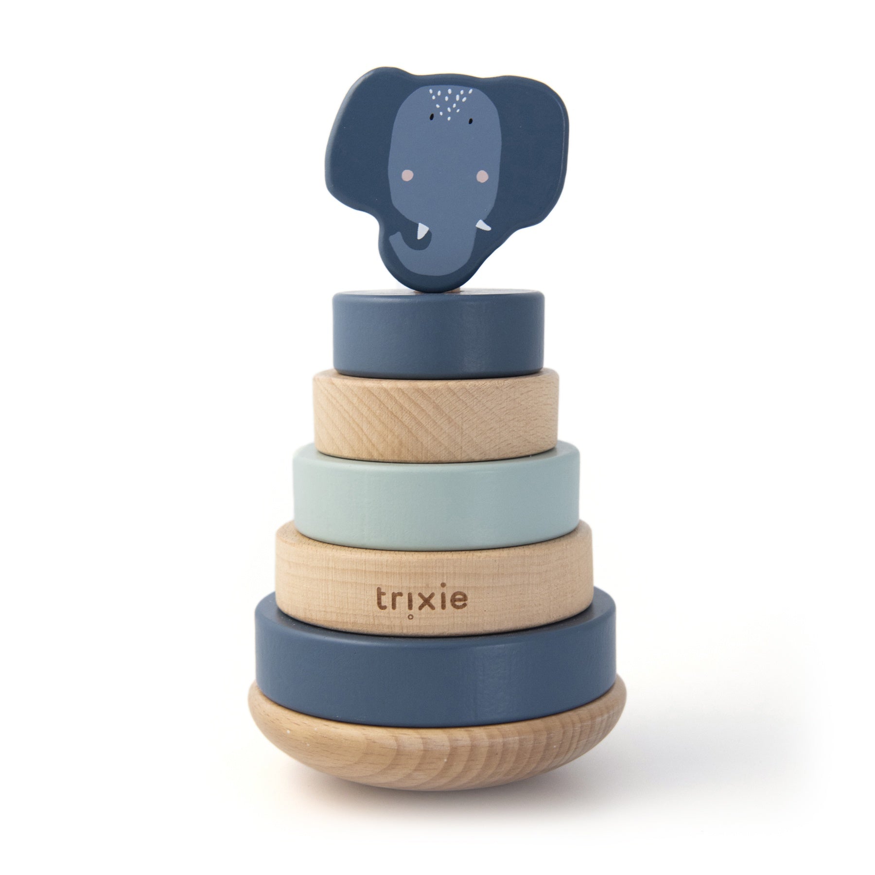 Wooden Stacking Toy - Mrs. Elephant