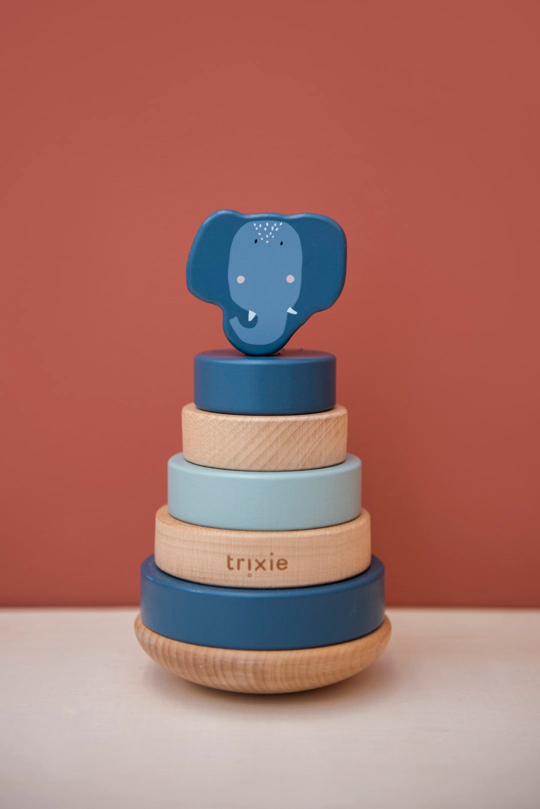 Wooden Stacking Toy - Mrs. Elephant
