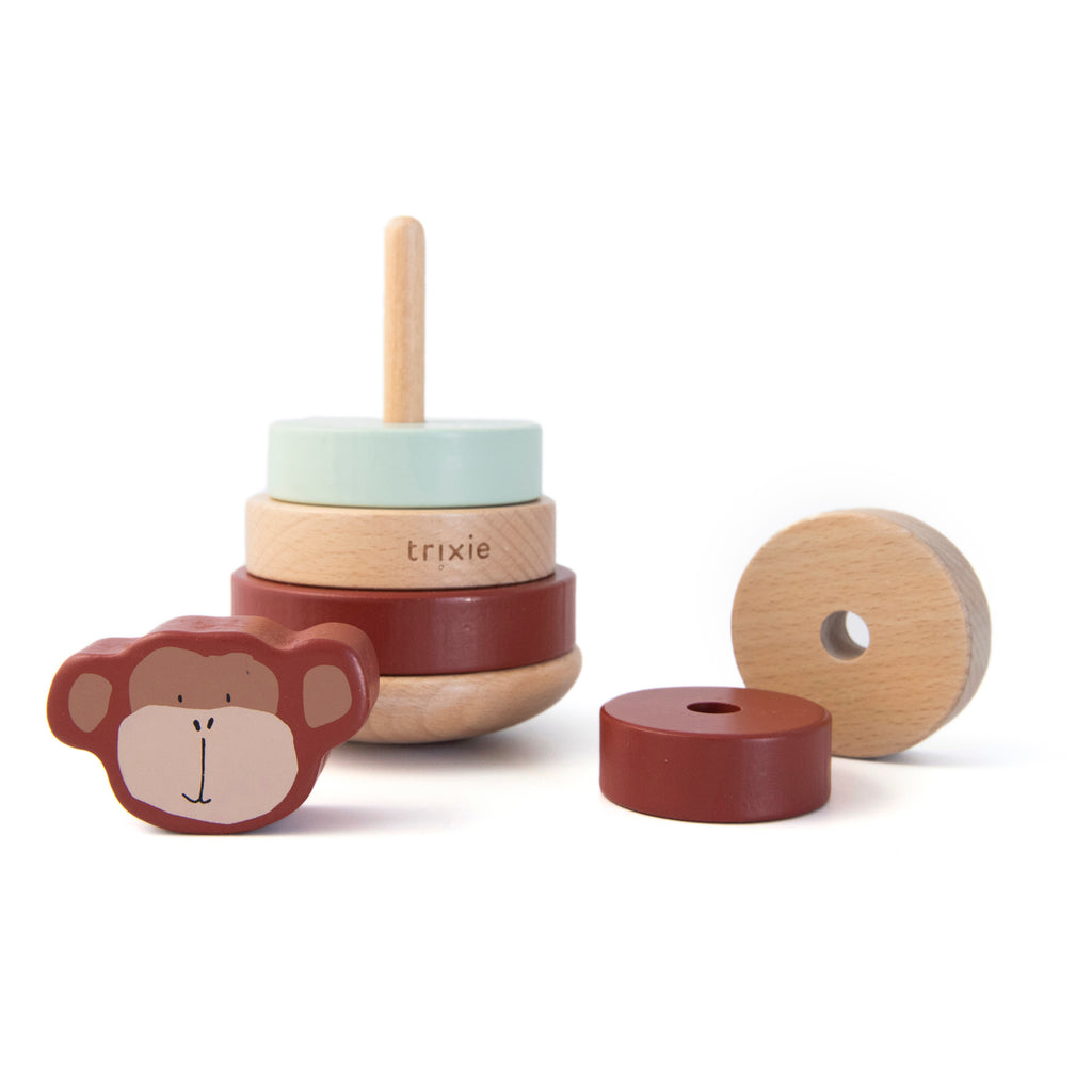 Wooden Stacking Toy - Mr. Monkey