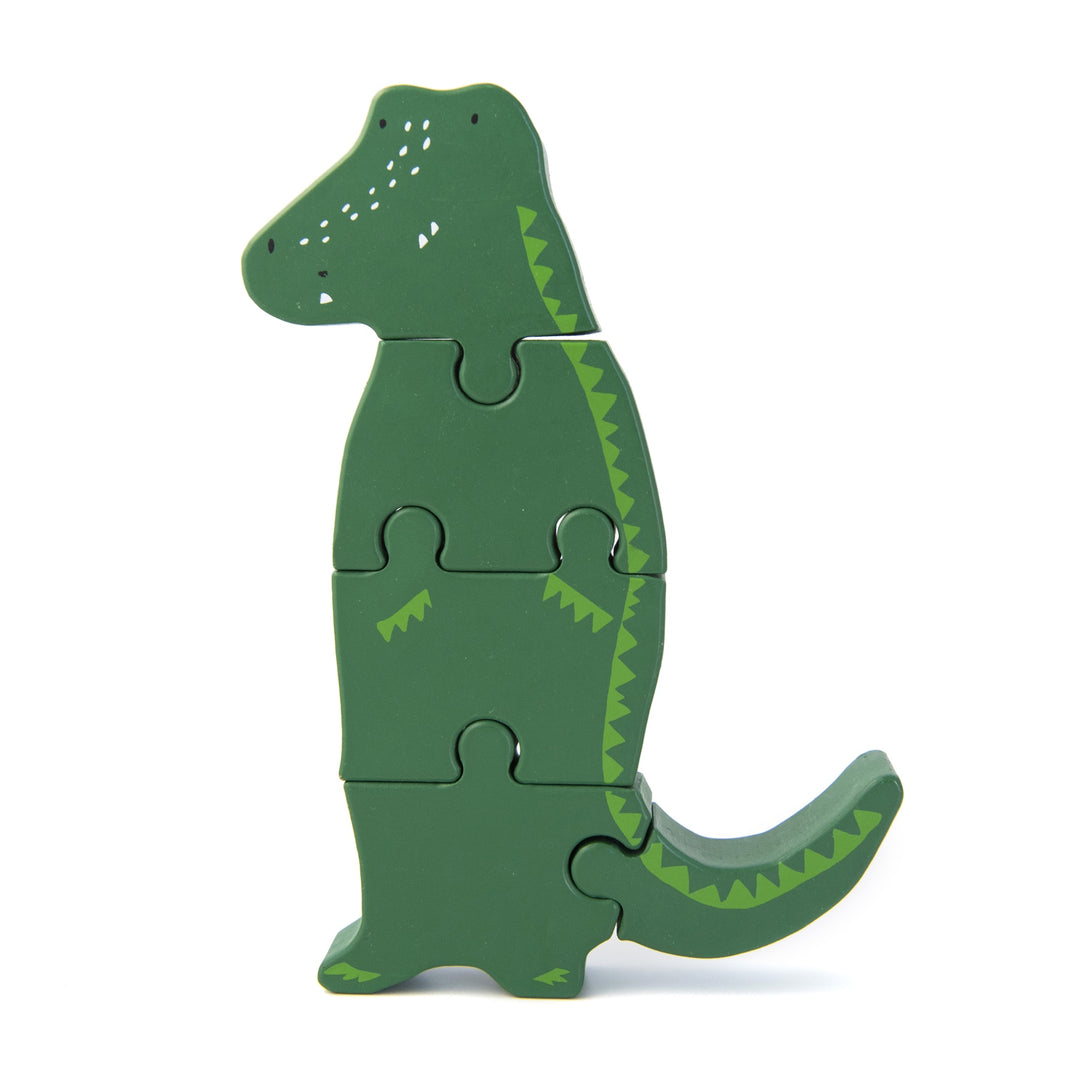 Trixie Wooden Body Puzzle - Mr. Crocodile