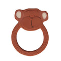 Natural Rubber Round Teether - Mr. Monkey