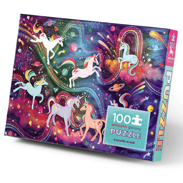 Holographic Puzzle 100 Piece - Unicorn Galaxy
