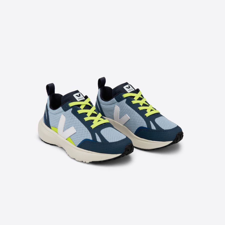 Canary Elastic Laces - Steel White