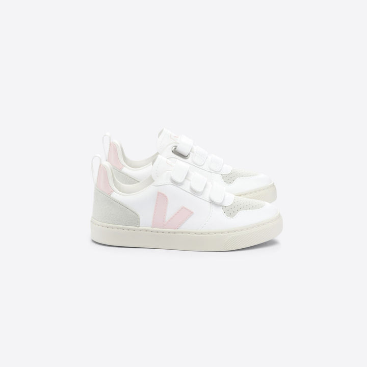 Veja V-10 Velcro CWL - White/Petale