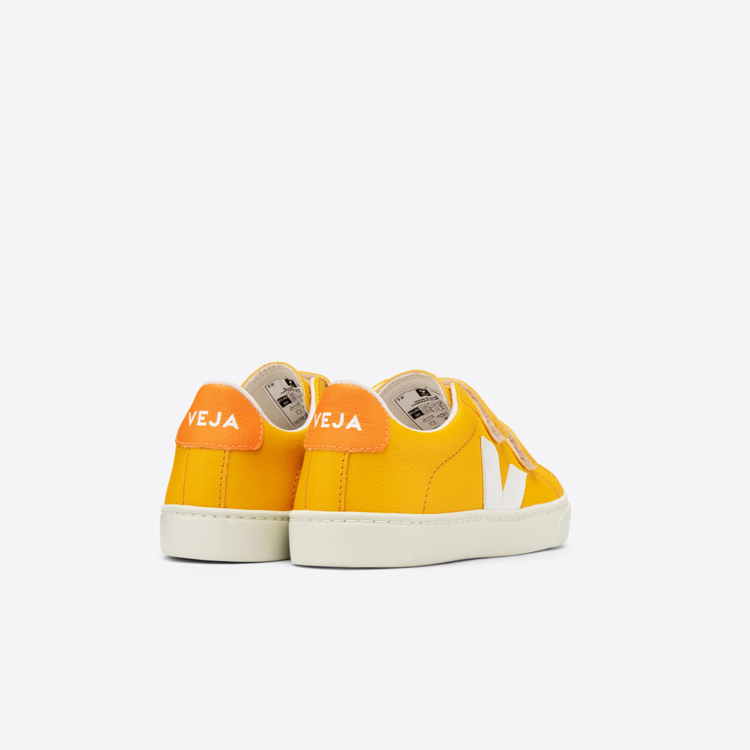 Veja Esplar Velcro Leather - Ouro/White