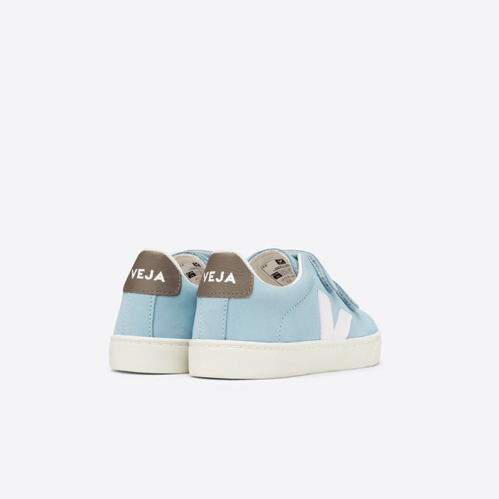 Veja Esplar Velcro Nubuck - Steel/White