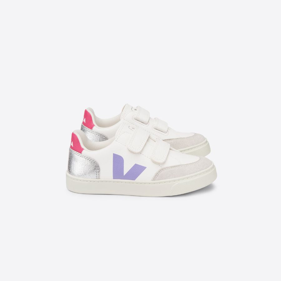 V-12 Velcro Leather - Multico/Silver