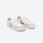 V-12 Velcro Leather - Multico/Silver