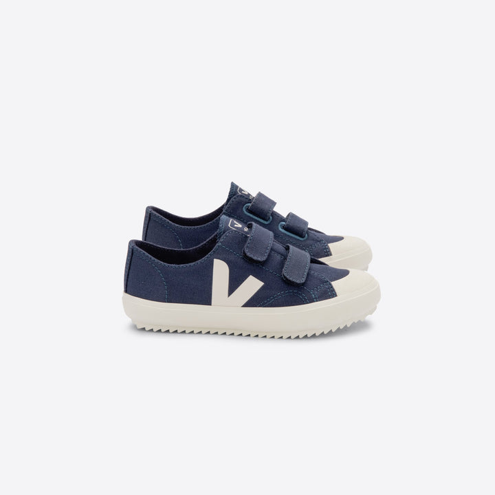 Veja Ollie Velcro Canvas - Marine Pierre