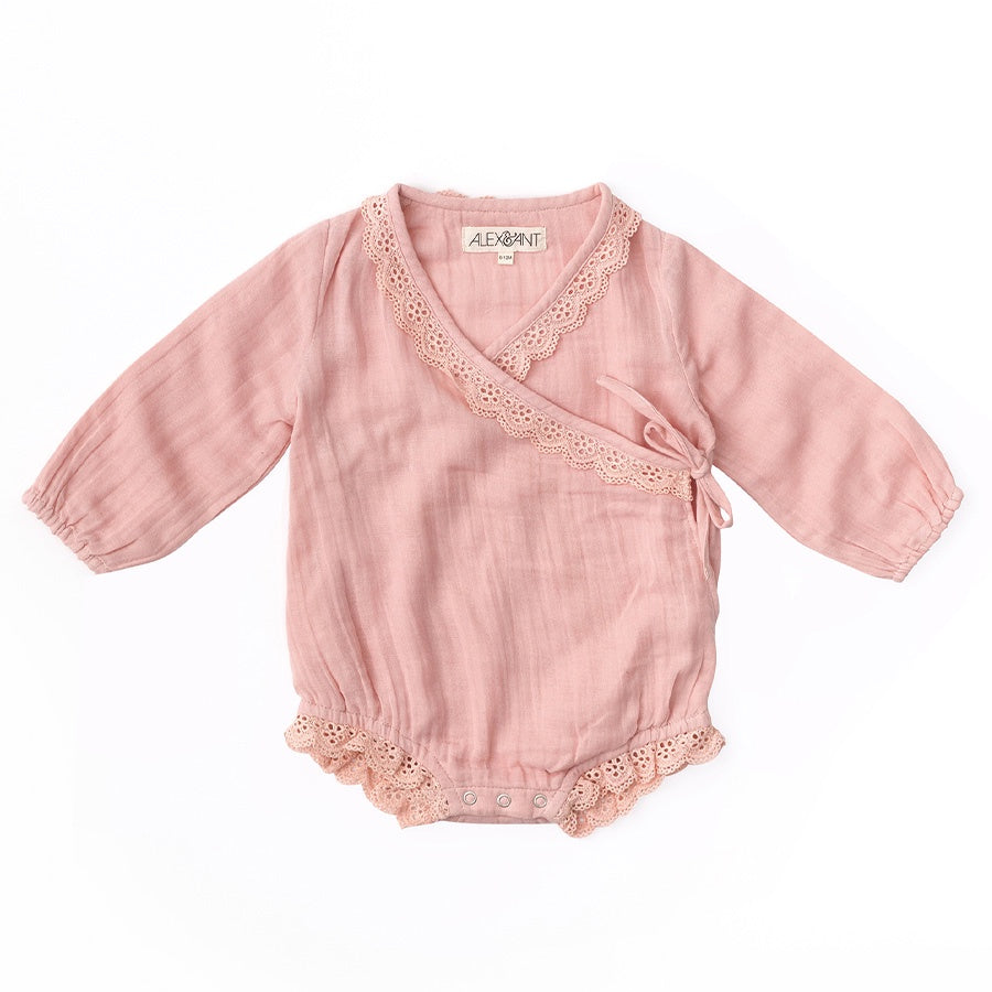 Alex & Ant Chloe Playsuit - Dusty Pink