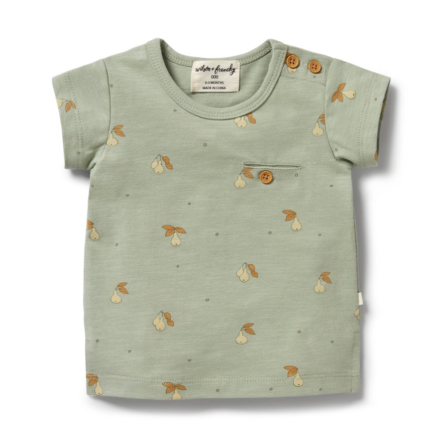 Organic Pocket Tee - Perfect Pears