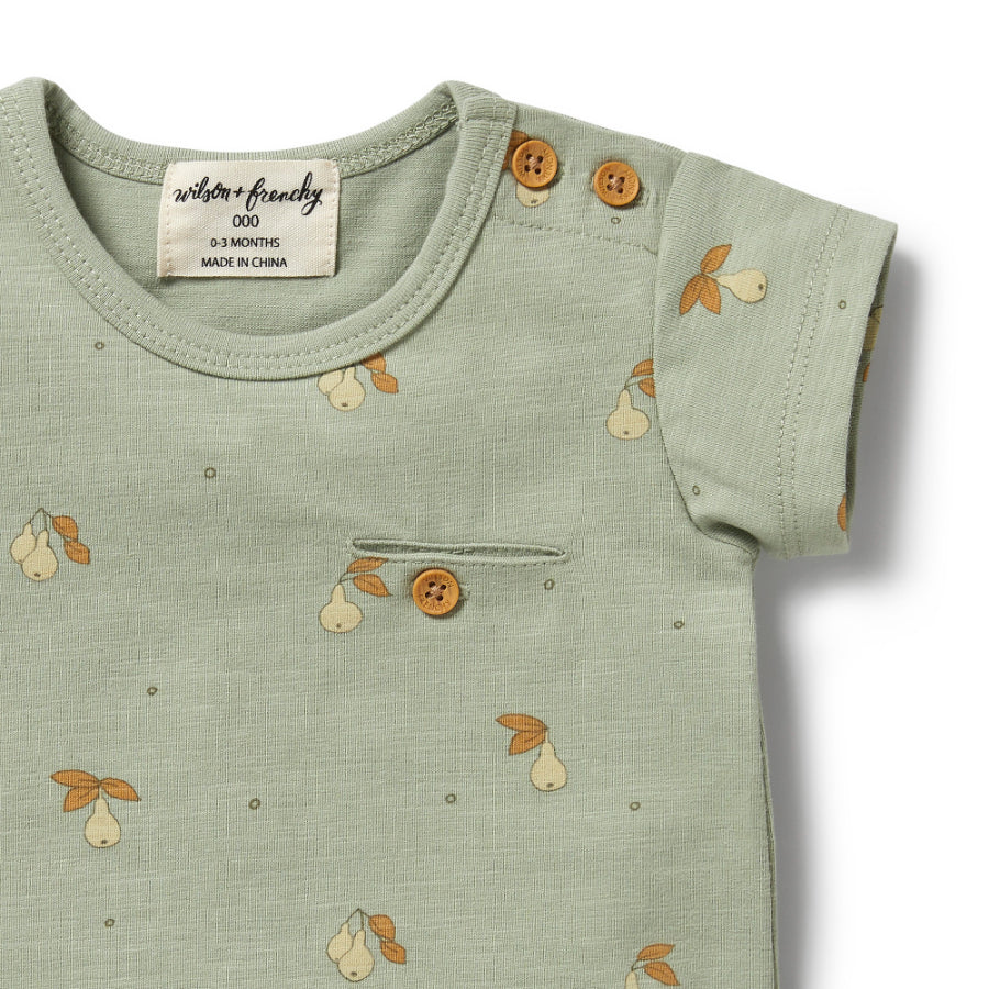 Organic Pocket Tee - Perfect Pears