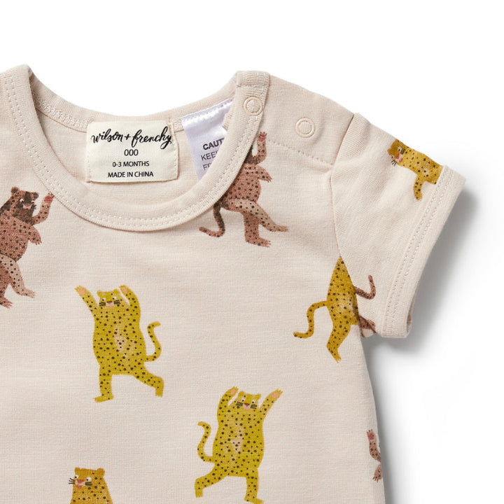 Wilson & Frenchy Organic Bodysuit - Roar