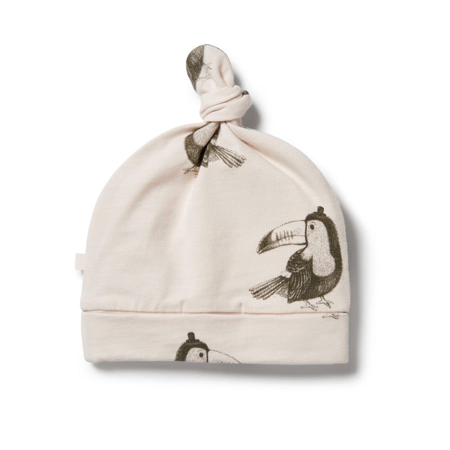 Wilson & Frenchy Organic Knot Hat - Tommy Toucan